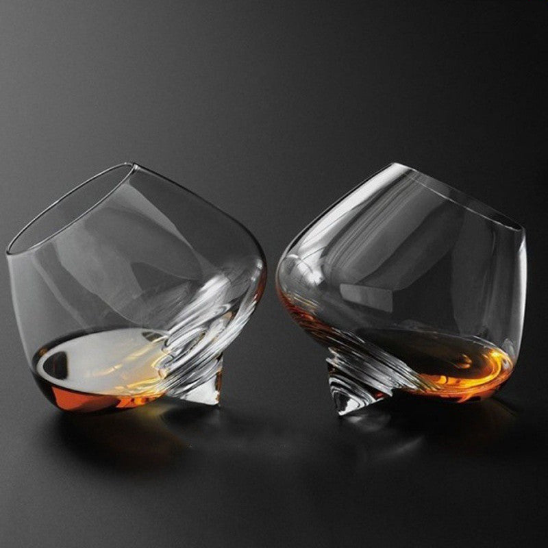 Rotating Whiskey Glass