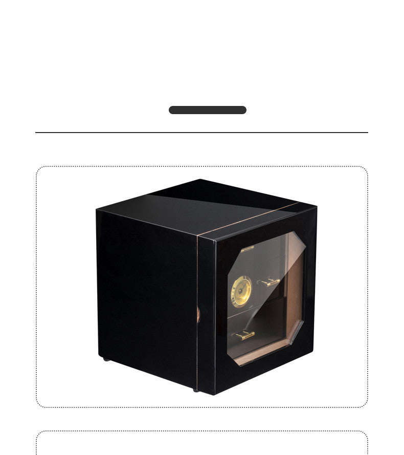 Large-Capacity Three-Layer Cigar Humidor