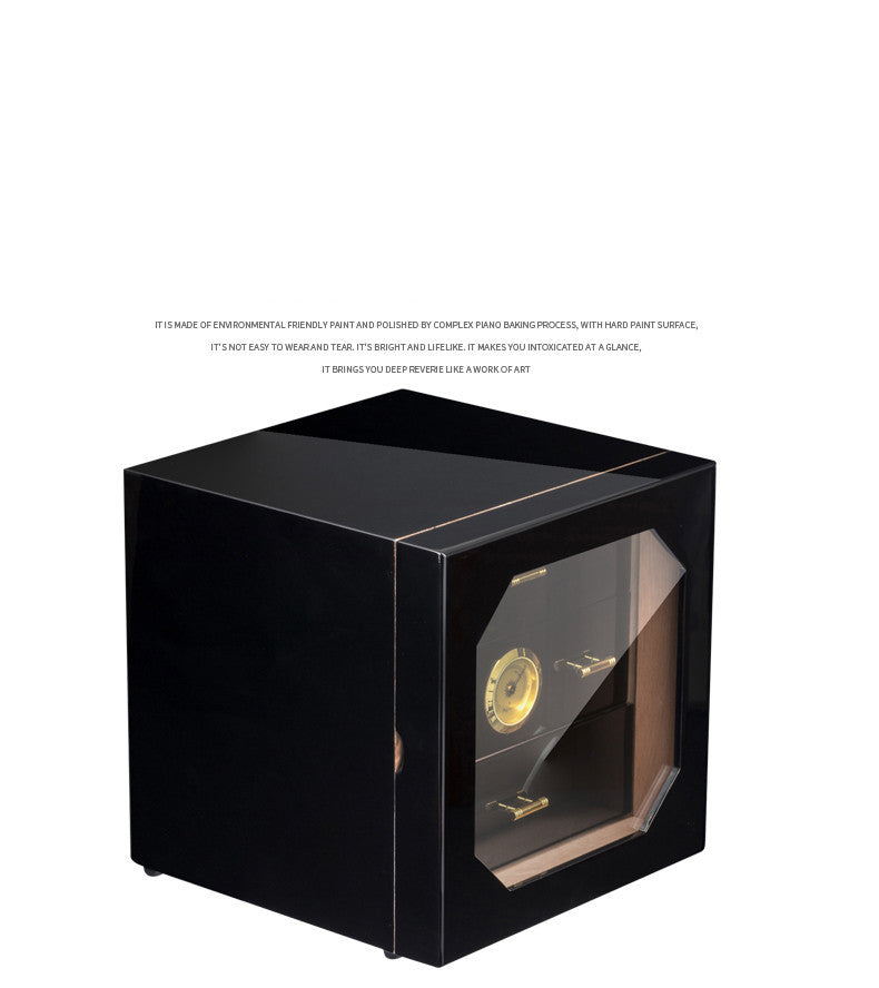 Large-Capacity Three-Layer Cigar Humidor