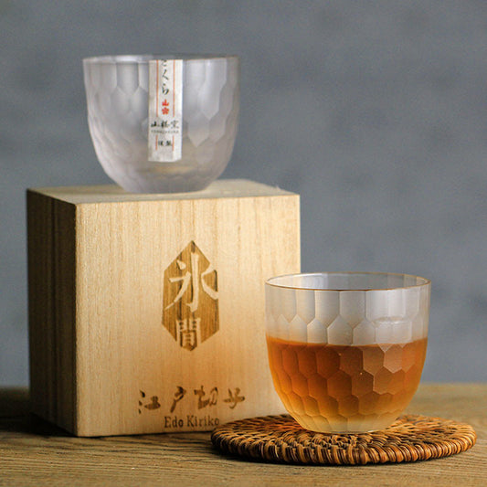 Japanese Sake Crystal Glass