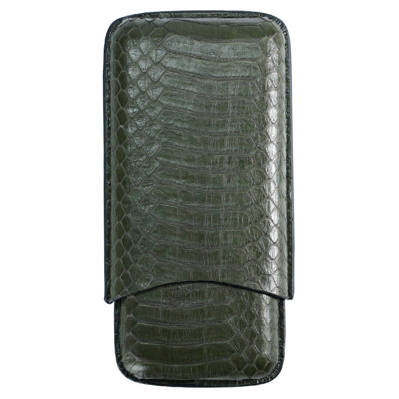 Portable Real Snakeskin Humidor