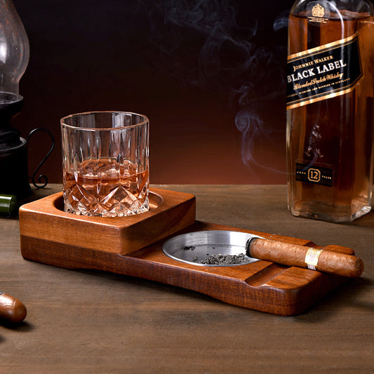 Wine Tray and Cigar Ashtray