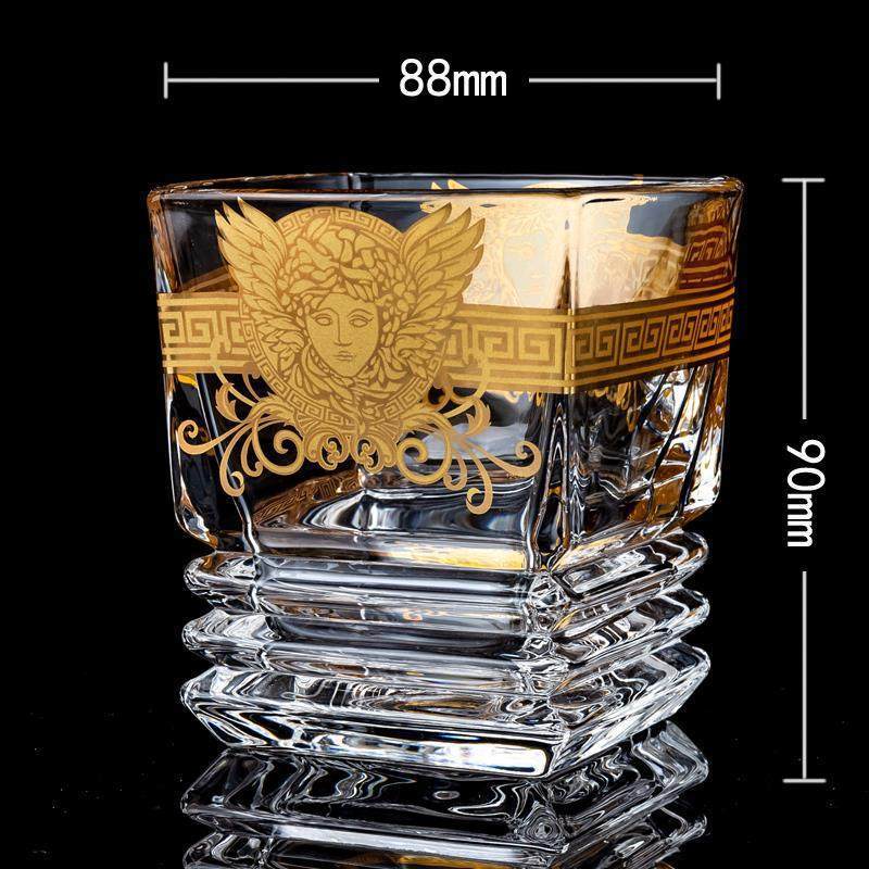 Medusa Head Crystal Glasses