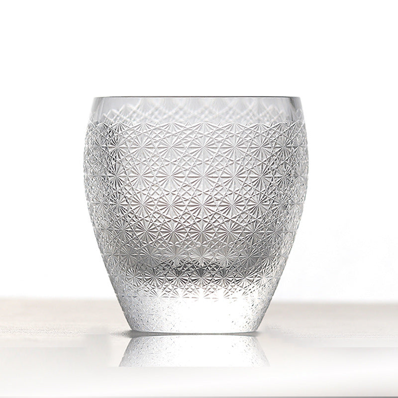 Jinzhi Hand-Carved Crystal Glass