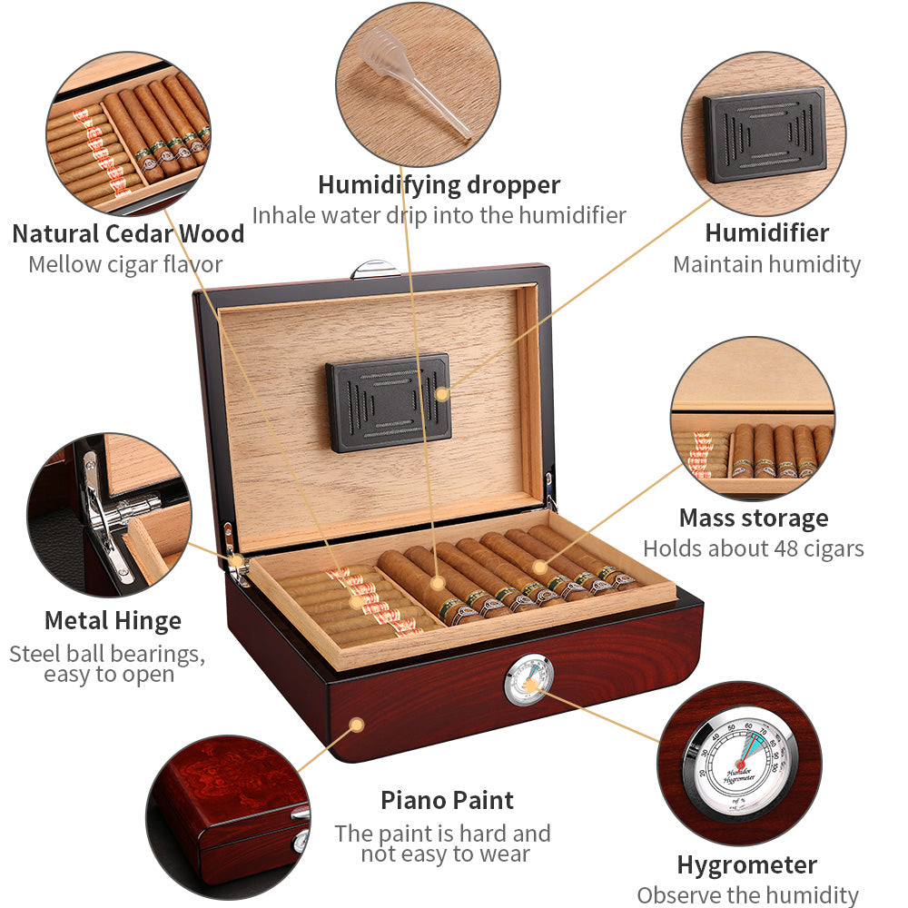 Humidor Box Cedar Wood