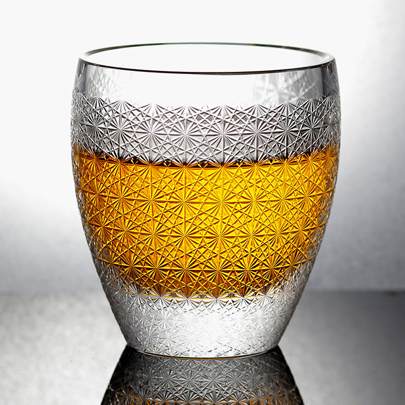 Jinzhi Hand-Carved Crystal Glass