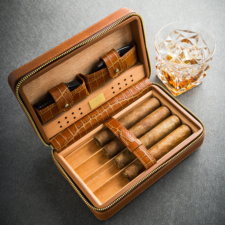 Luxurious Cigar Humidor for Travel