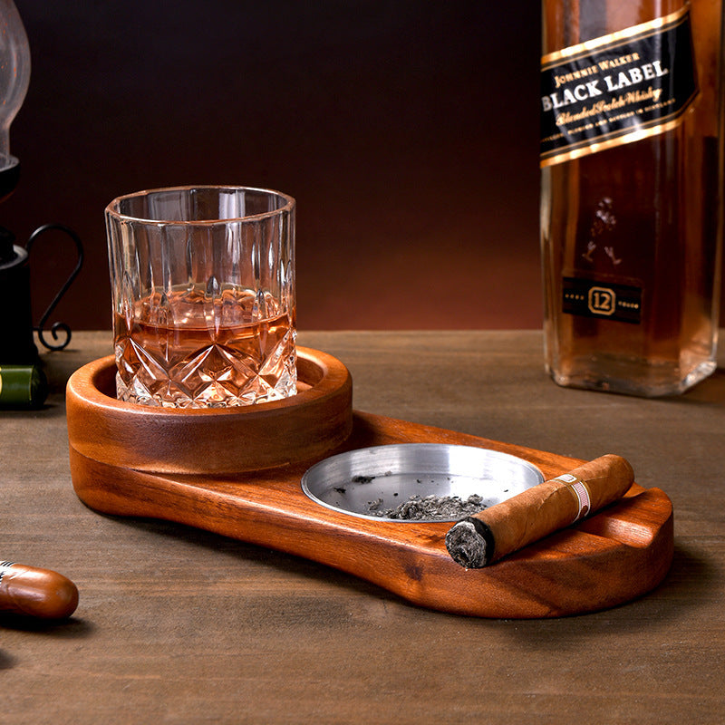 Wine Tray and Cigar Ashtray