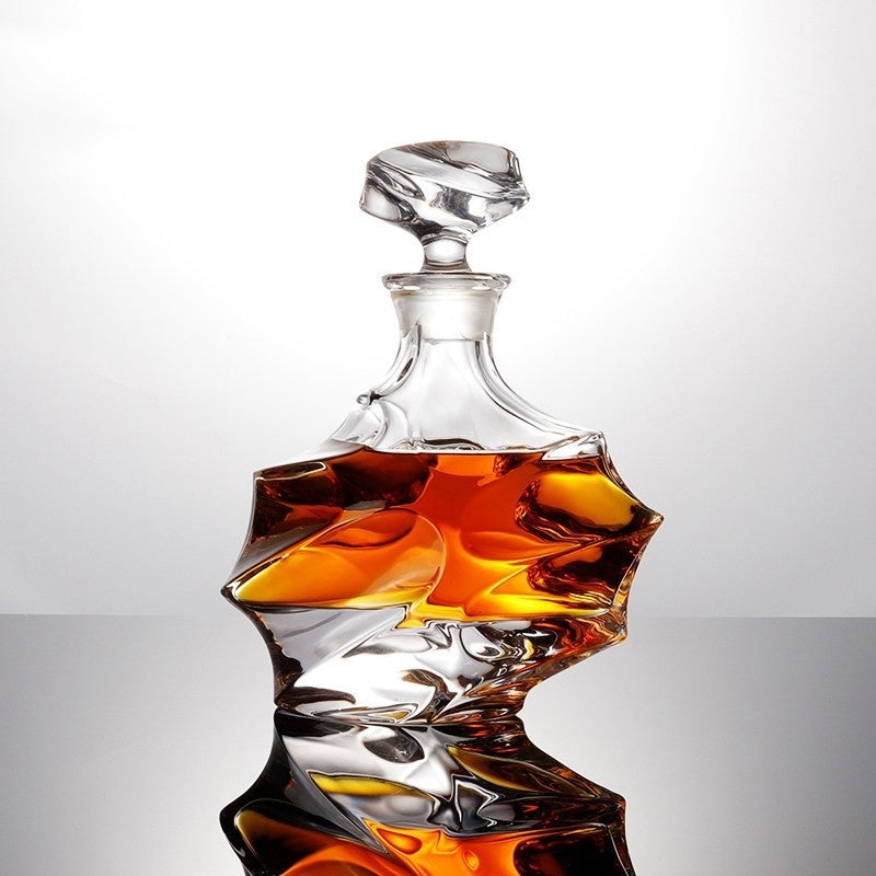 Crystal Nordic Style Decanter & Glass Set