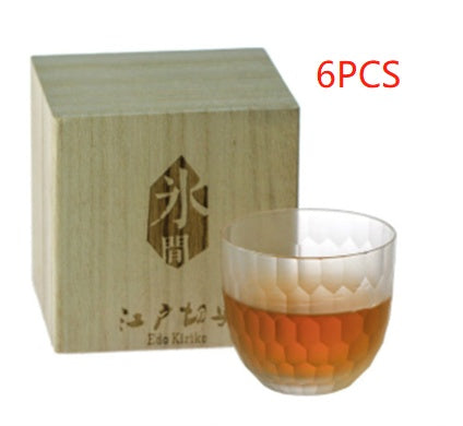 Japanese Sake Crystal Glass