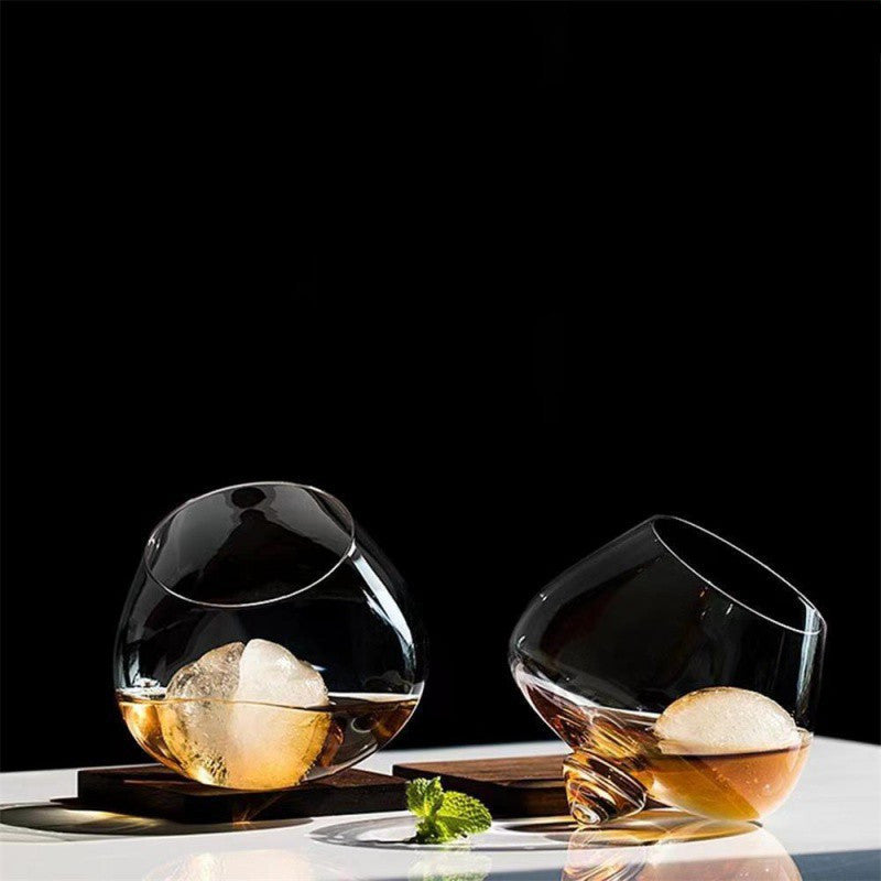 Rotating Whiskey Glass